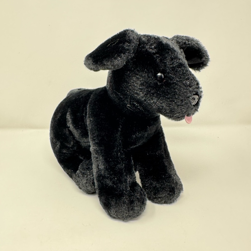 Melissa and Doug Black Lab Puppy Dog Plush Stuffed Animal, 11 inch, pet, pretend - Picture 3 of 9